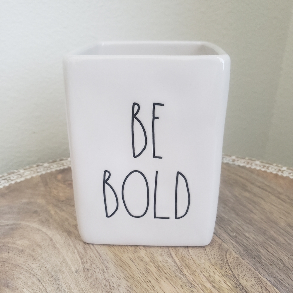 New Rae Dunn Be Bold Brush or Pen Holder